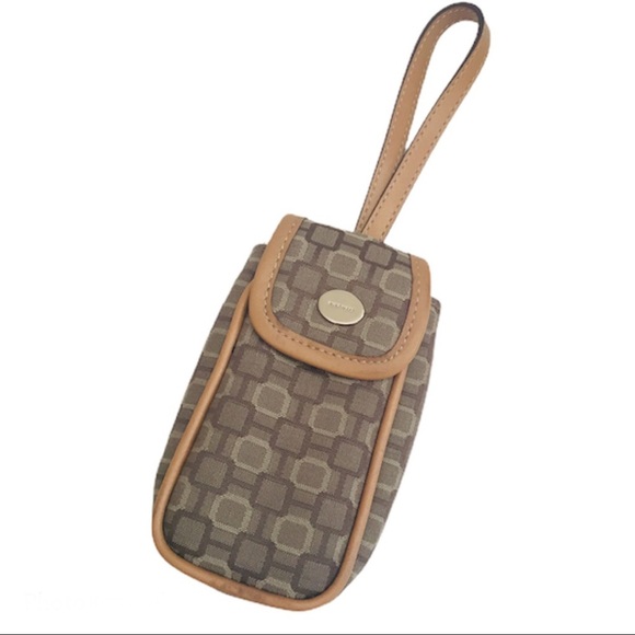 NEW NINE WEST Wallet & Cell Phone Carry Case Tan Brown One Size - Picture 4 of 11